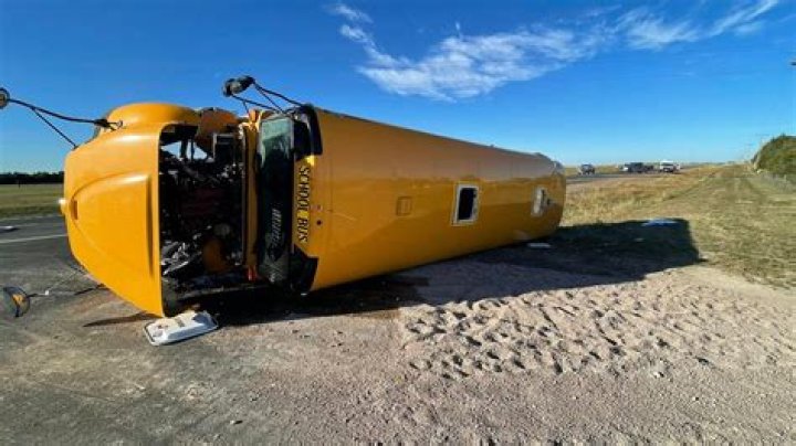 
Nebraska school bus crash injures 11 children after it collides with semi-trailer truck 