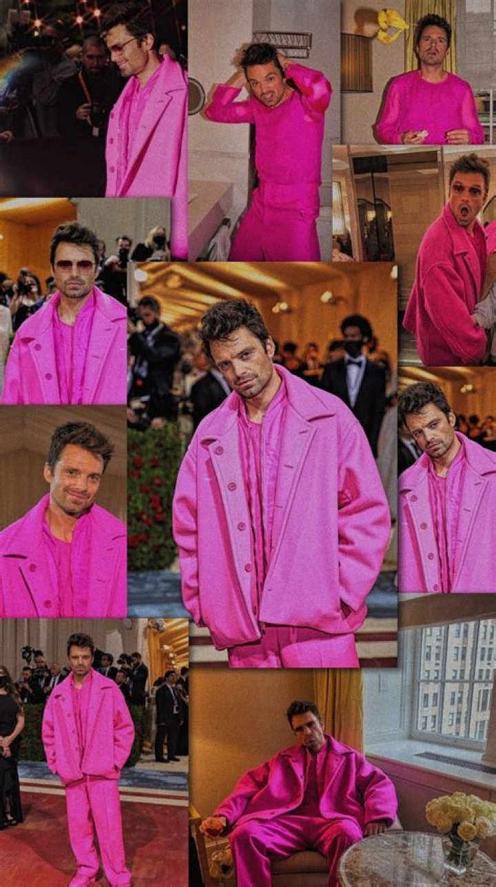 
Sebastian Stan Wears Iconic Neon Pink On Met Gala With No Relation To The Gilded Age Theme! 